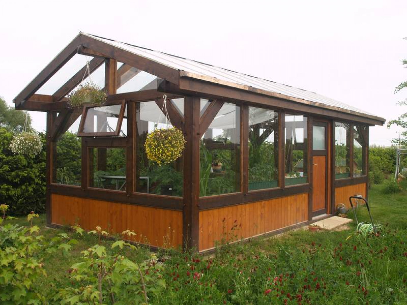 Gewächshaus aus Holz Ludwig Pappelbaum